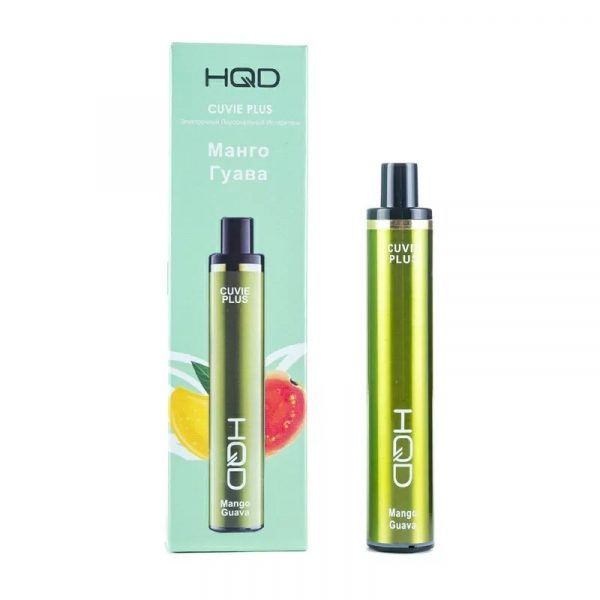 Электронная сигарета HQD Cuvie Plus 1200 (Манго-Гуава) Электронная сигарета HQD Cuvie Plus 1200 (Манго-Гуава)