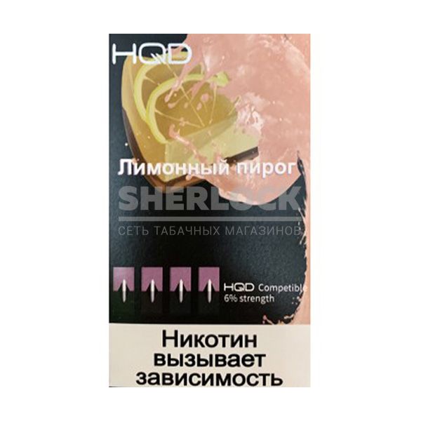 Картриджи HQD 4 шт (Лимонный пирог) Картриджи HQD 4 шт (Лимонный пирог)