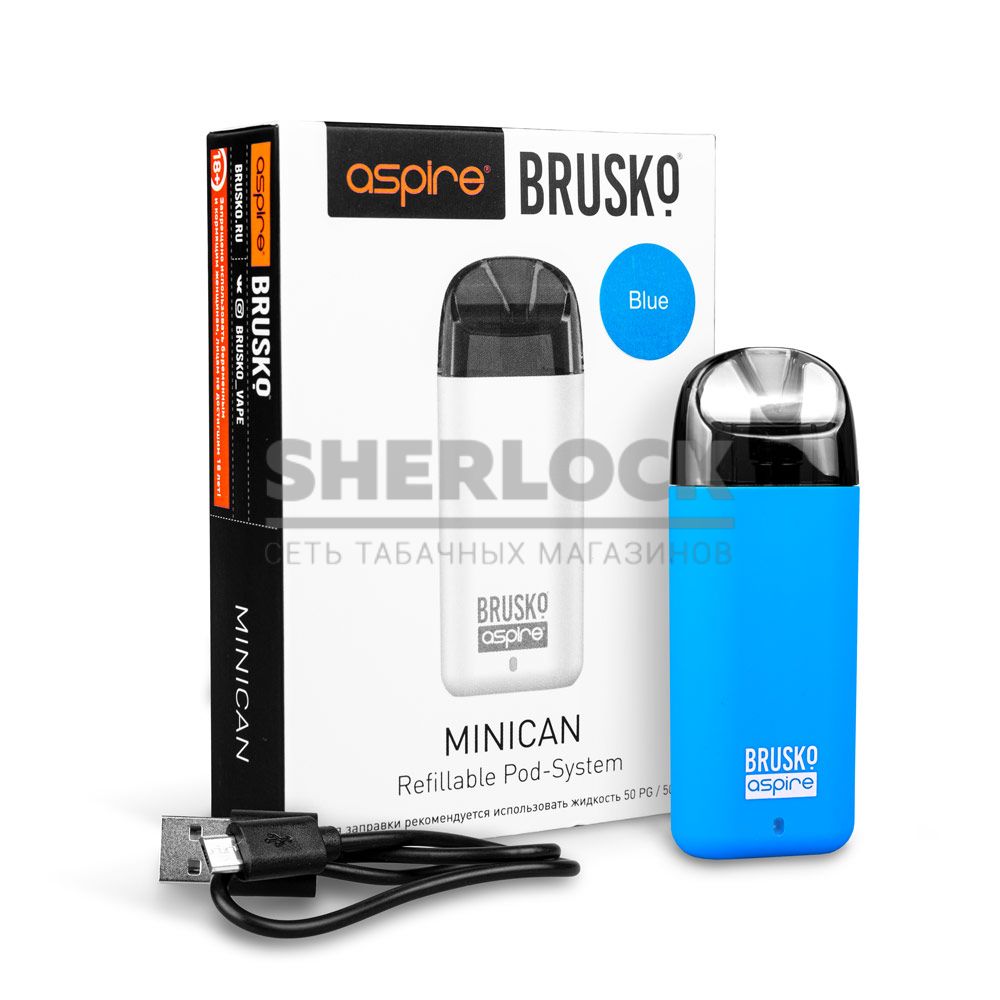 POD-система Aspire BRUSKO MINICAN (Синий) POD-система Aspire BRUSKO MINICAN (Синий)