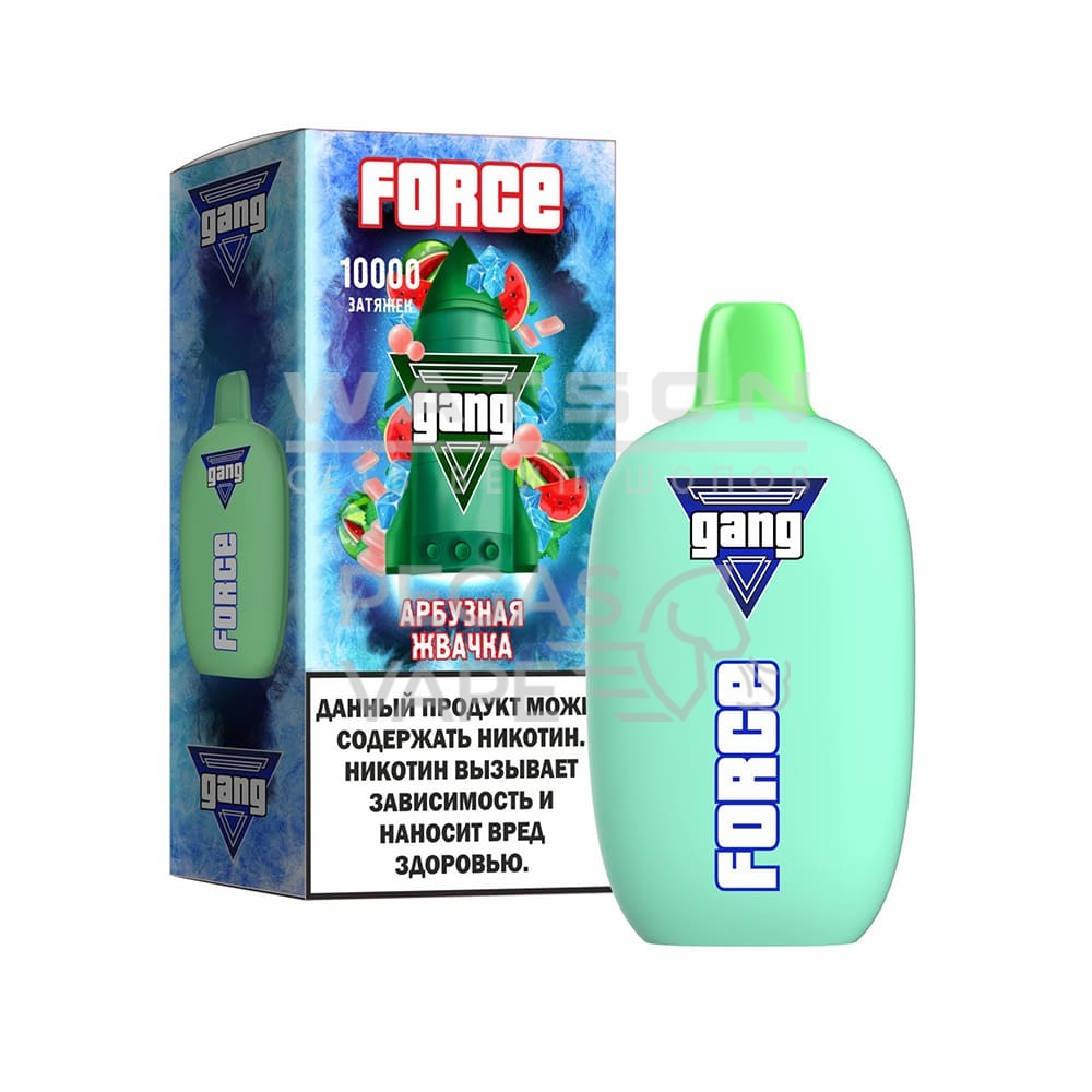 Электронная сигарета GANG FORCE 10000 (Арбузная жвачка) Электронная сигарета GANG FORCE 10000 (Арбузная жвачка)