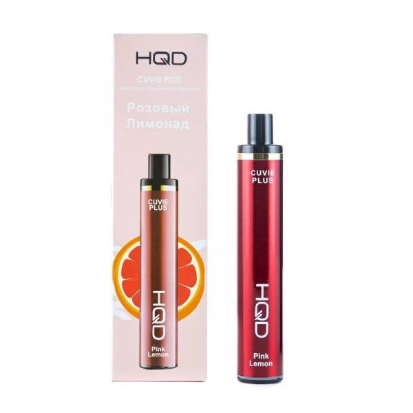 Электронная сигарета HQD Cuvie Plus 1200 (Розовый Лимонад) Электронная сигарета HQD Cuvie Plus 1200 (Розовый Лимонад)