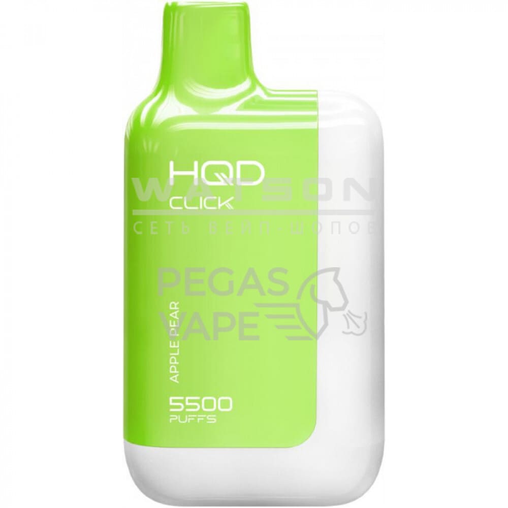 Электронная сигарета HQD CLICK 5500 (Яблоко груша) Электронная сигарета HQD CLICK 5500 (Яблоко груша)