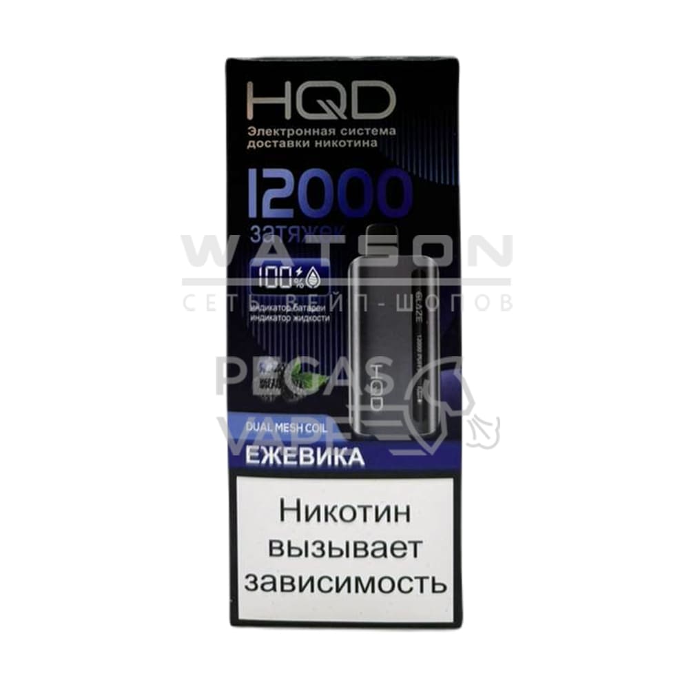 Электронная сигарета HQD GLAZE 12000 (Ежевика со льдом) Электронная сигарета HQD GLAZE 12000 (Ежевика со льдом)