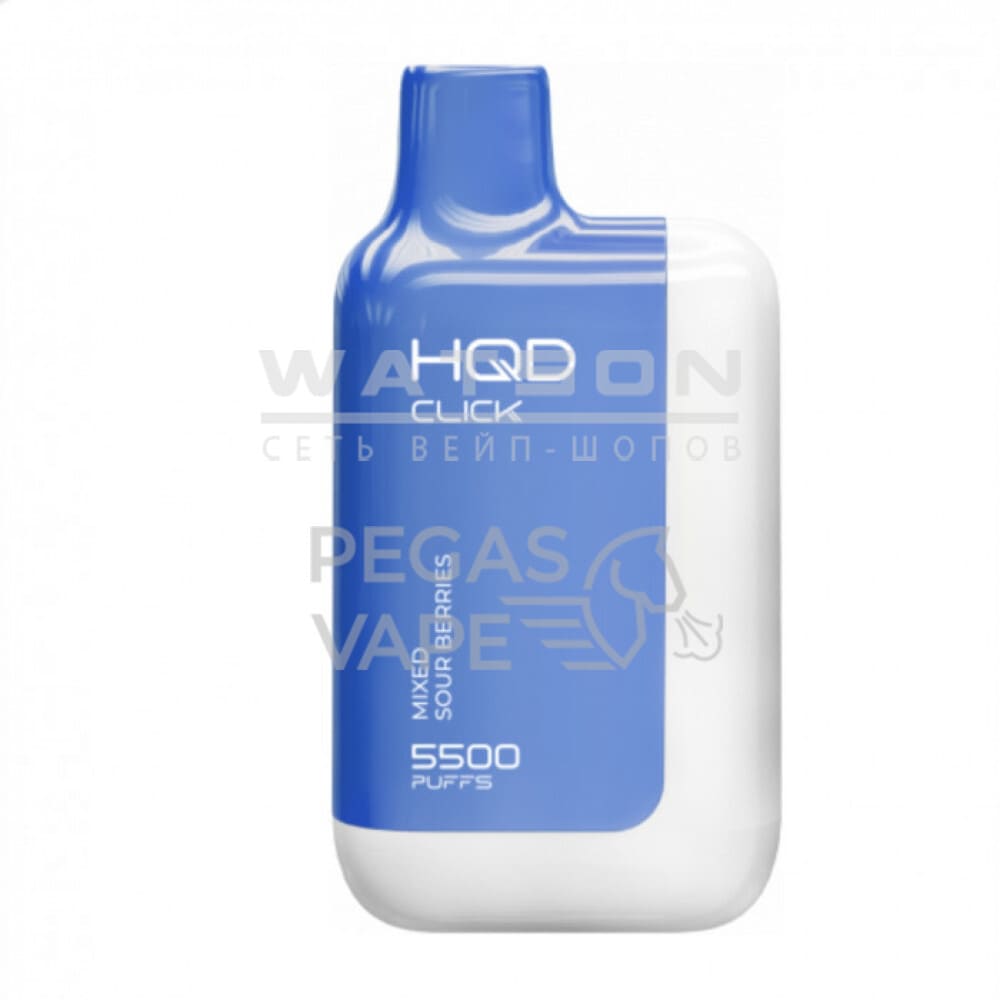 Электронная сигарета HQD CLICK 5500 (Микс кислых ягод) Электронная сигарета HQD CLICK 5500 (Микс кислых ягод)