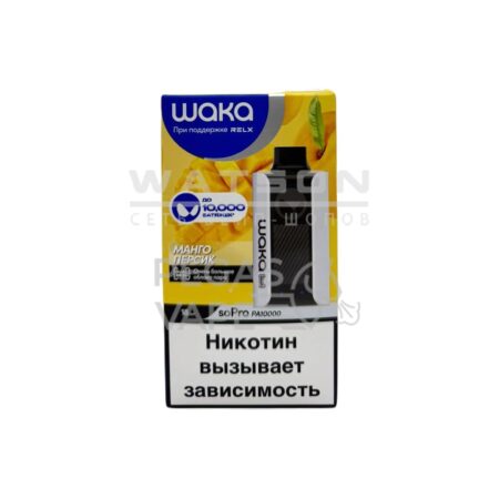 Электронная сигарета WAKA SoPro PA 10000 Mango Peach (Манго персик)