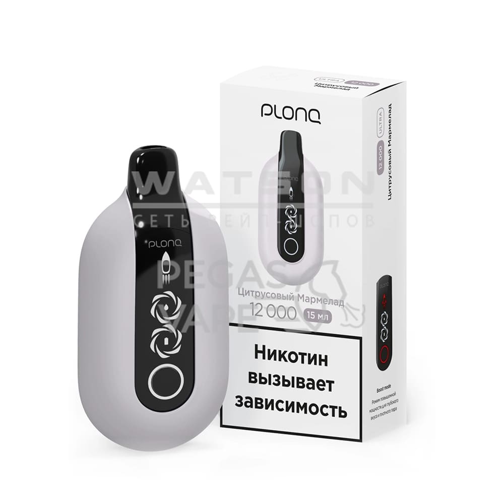 Электронная сигарета PLONQ ULTRA 12000 (Цитрусовый мармелад) Электронная сигарета PLONQ ULTRA 12000 (Цитрусовый мармелад)