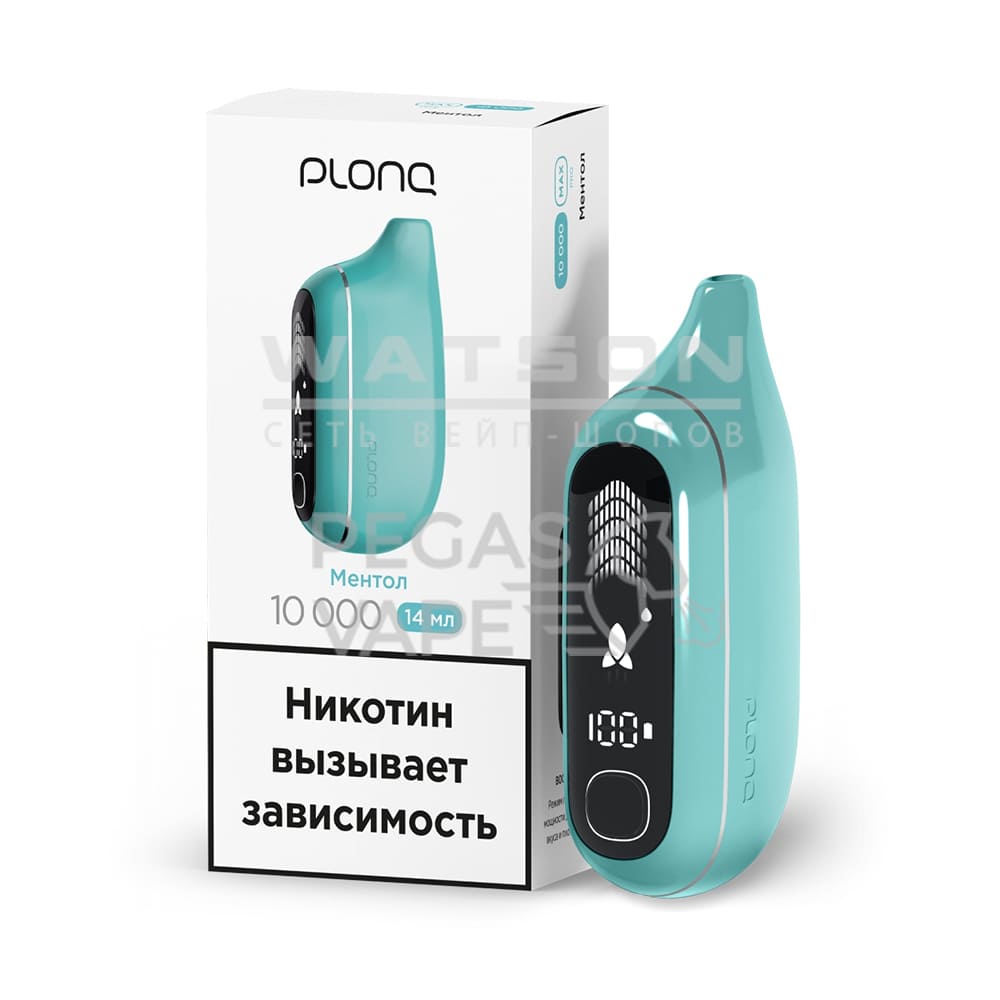 Электронная сигарета PLONQ MAX PRO 10000 (Ментол) Электронная сигарета PLONQ MAX PRO 10000 (Ментол)
