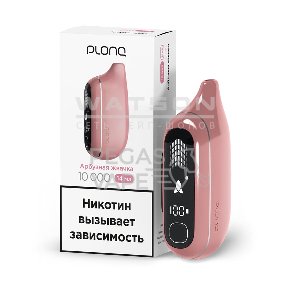 Электронная сигарета PLONQ MAX PRO 10000 (Арбузная жвачка) Электронная сигарета PLONQ MAX PRO 10000 (Арбузная жвачка)