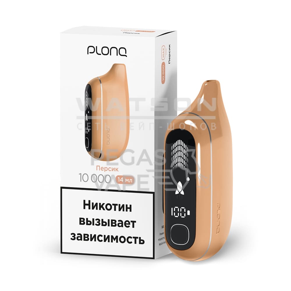 Электронная сигарета PLONQ MAX PRO 10000 (Персик) Электронная сигарета PLONQ MAX PRO 10000 (Персик)