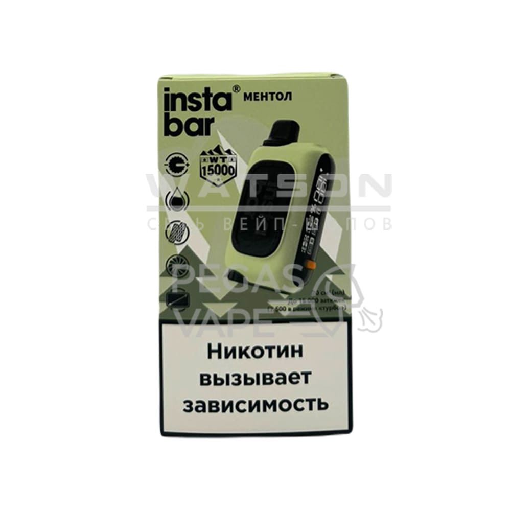 Электронная сигарета PLONQ INSTABAR 15000 (Ментол) Электронная сигарета PLONQ INSTABAR 15000 (Ментол)