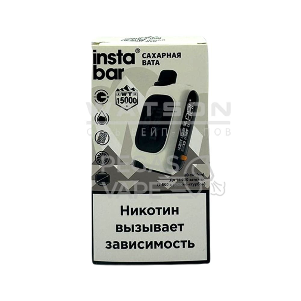 Электронная сигарета PLONQ INSTABAR 15000 (Сахарная вата) Электронная сигарета PLONQ INSTABAR 15000 (Сахарная вата)