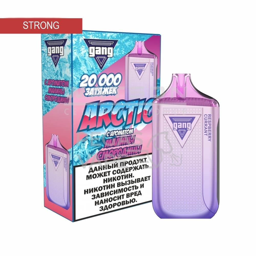 Электронная сигарета GANG ARCTIC 20000 (Малина смородина) Электронная сигарета GANG ARCTIC 20000 (Малина смородина)