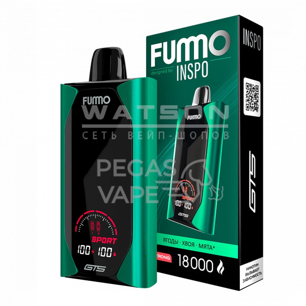 Электронная сигарета Fummo GTS 18000 (Ягоды хвоя мята) Электронная сигарета Fummo GTS 18000 (Ягоды хвоя мята)