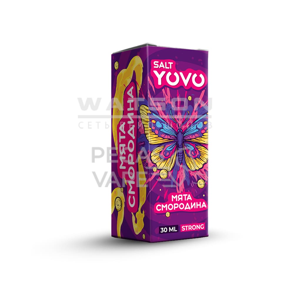 Жидкость YOVO Salt Strong (Смородина мята) 30 мл 2% (20 мг/мл) Strong Жидкость YOVO Salt Strong (Смородина мята) 30 мл 2% (20 мг/мл) Strong