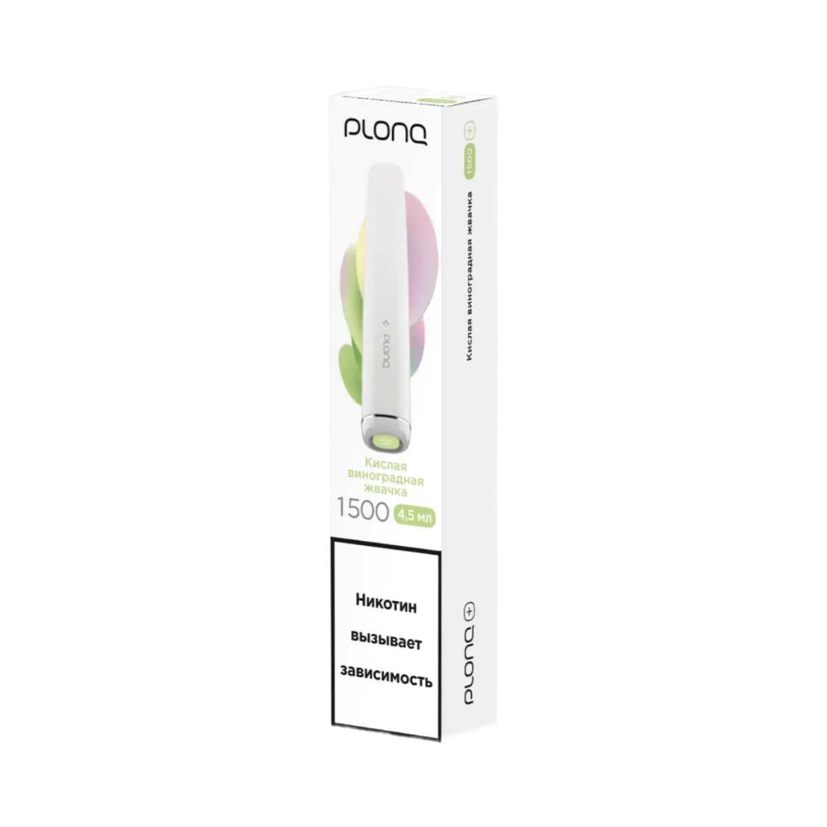 PLONQ PLUS 1500 Кислая Виноградная жвачка PLONQ PLUS 1500 Кислая Виноградная жвачка