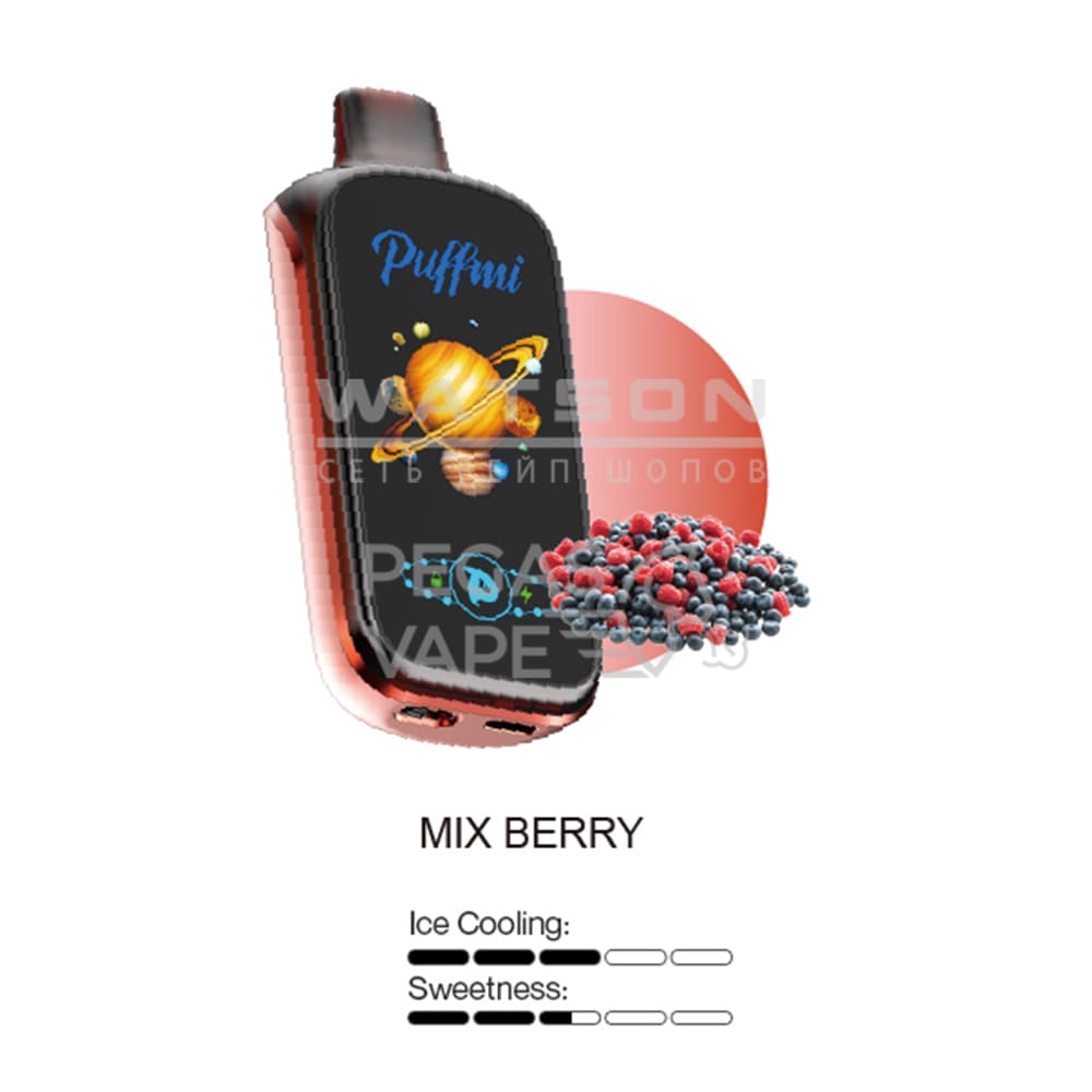 Электронная сигарета Puff Mi PURE 20000 (Ягодный микс) Электронная сигарета Puff Mi PURE 20000 (Ягодный микс)