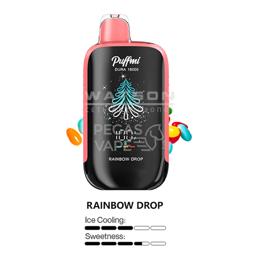 Электронная сигарета PUFFMI DURA 18000 (Радужные конфеты) Электронная сигарета PUFFMI DURA 18000 (Радужные конфеты)