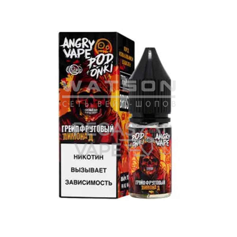 Жидкость ANGRY VAPE x PODONKI (Грейпфрутовый лимонад) 30 мл 2% (20 мг/мл) Жидкость ANGRY VAPE x PODONKI (Грейпфрутовый лимонад) 30 мл 2% (20 мг/мл)