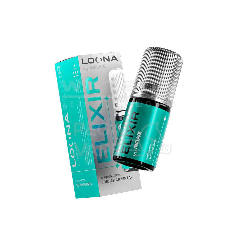 Жидкость LOONA ELIXIR by INFLAVE (Зеленая мята) 30 мл 2% (20 мг/мл) Жидкость LOONA ELIXIR by INFLAVE (Зеленая мята) 30 мл 2% (20 мг/мл)