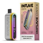 Электронная сигарета INFLAVE ONYX 18000 (Банан Малина)