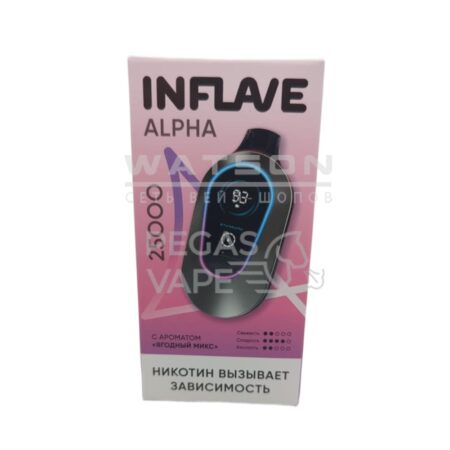 Электронная сигарета INFLAVE ALPHA 25000 (Ягодный микс)