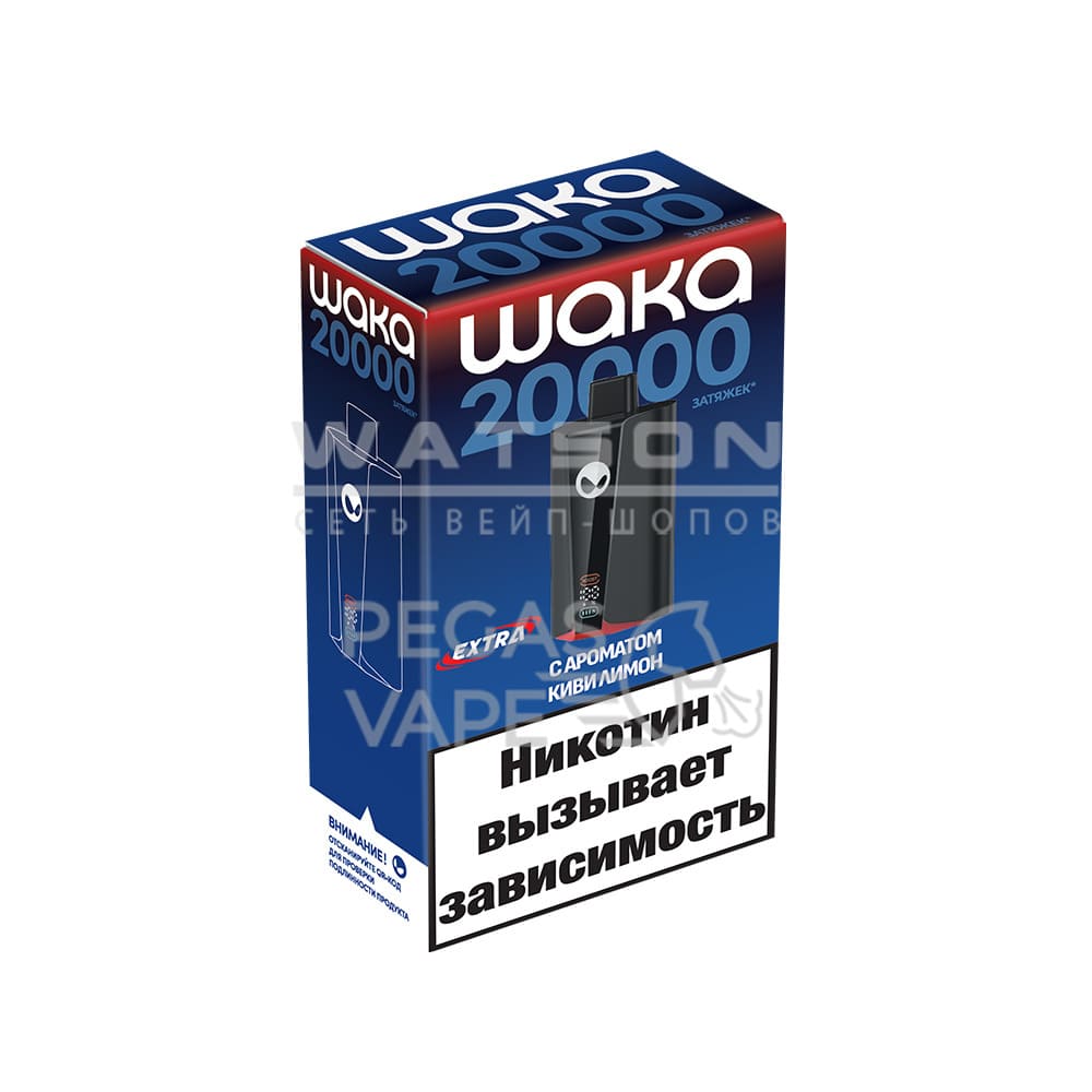 Электронная сигарета Waka PRO 20000 Extra (Киви лимон) Электронная сигарета Waka PRO 20000 Extra (Киви лимон)