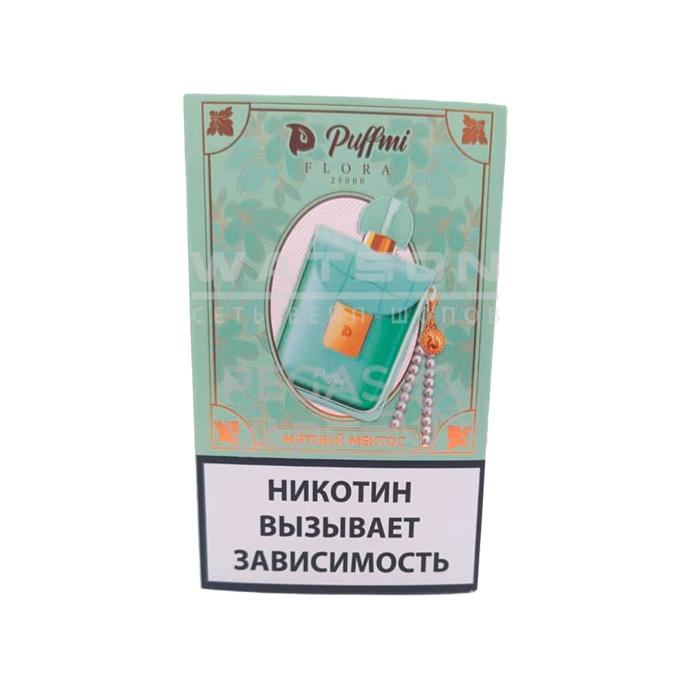 Электронная сигарета PuffMi Flora 25000 (Мятный ментос) Электронная сигарета PuffMi Flora 25000 (Мятный ментос)