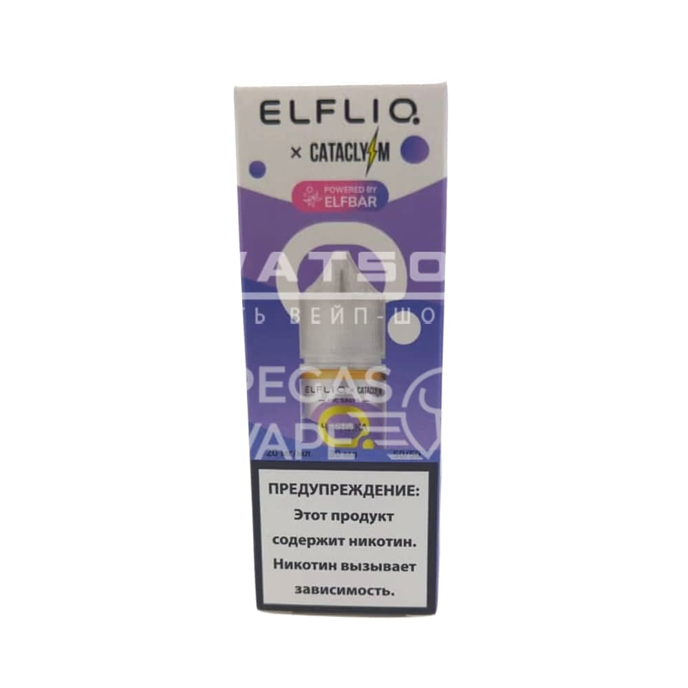 Жидкость ELFLIQ X CATACLYSM (Черника) 30 мл 2% (20 мг/мл) Жидкость ELFLIQ X CATACLYSM (Черника) 30 мл 2% (20 мг/мл)