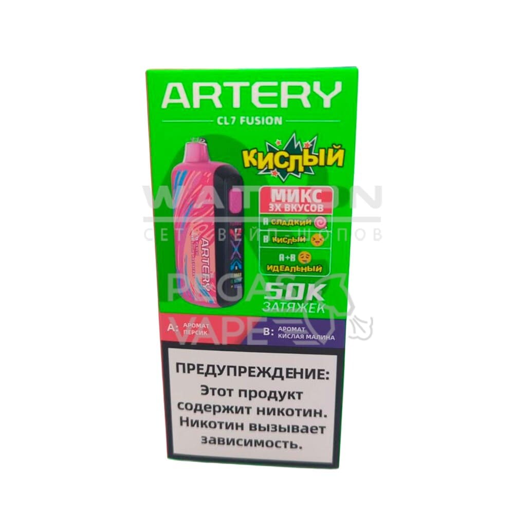 Электронная сигарета Artery CL7 FUSION 50k (Персик и кислая малина) Электронная сигарета Artery CL7 FUSION 50k (Персик и кислая малина)