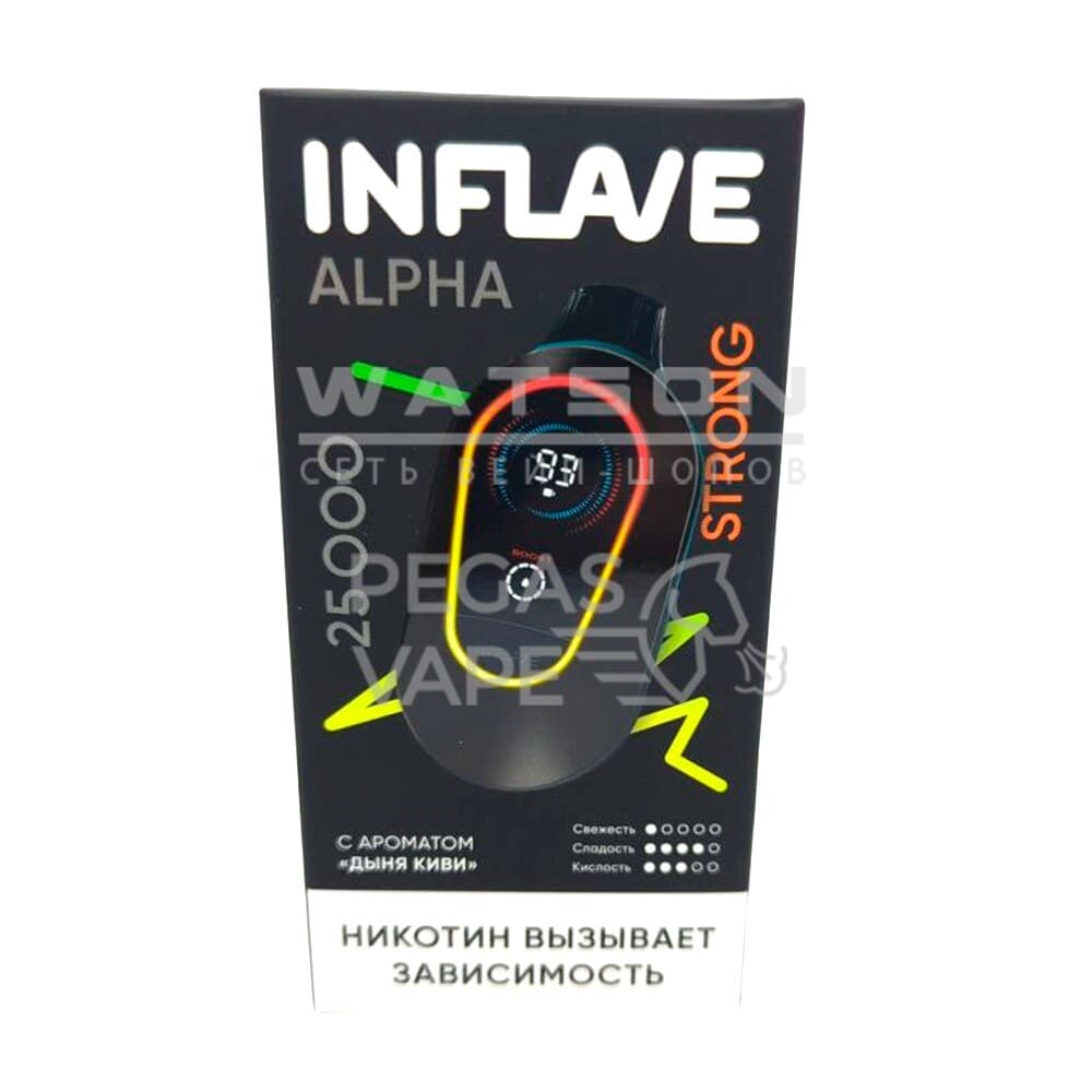 Электронная сигарета INFLAVE ALPHA 25000 STRONG (Дыня киви) Электронная сигарета INFLAVE ALPHA 25000 STRONG (Дыня киви)
