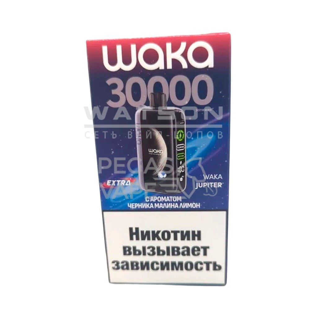 Электронная сигарета WAKA JUPITER DM 30000 EXTRA (Черника малина лимон) Электронная сигарета WAKA JUPITER DM 30000 EXTRA (Черника малина лимон)