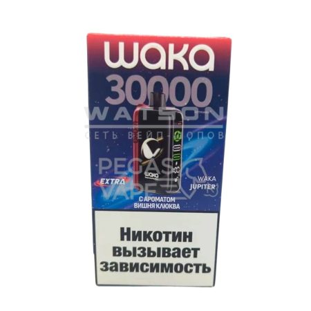 Электронная сигарета WAKA JUPITER DM 30000 EXTRA (Вишня клюква)