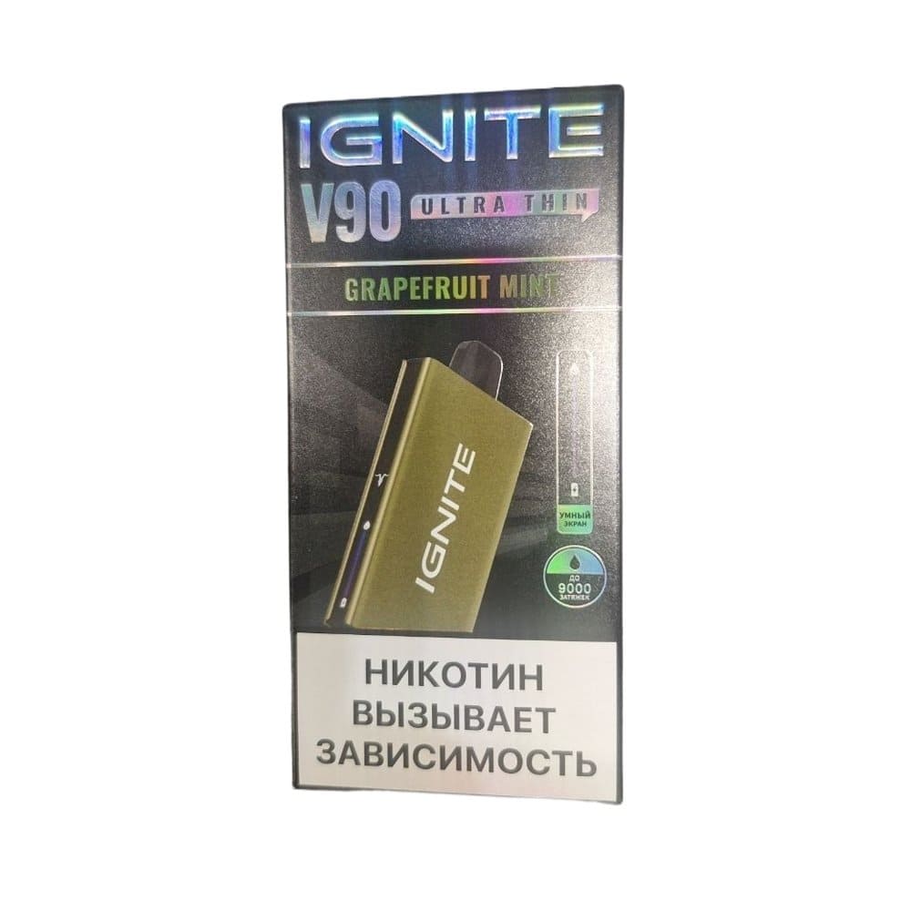 Электронная сигарета IGNITE V-90 (9000) KHAKI (Грейпфрут мята) Электронная сигарета IGNITE V-90 (9000) KHAKI (Грейпфрут мята)