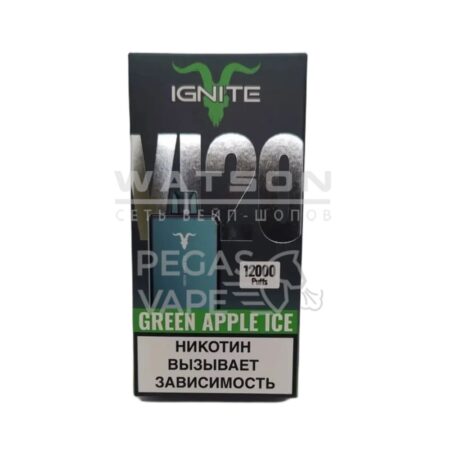 Электронная сигарета IGNITE V120 Green (Зеленое яблоко лед)