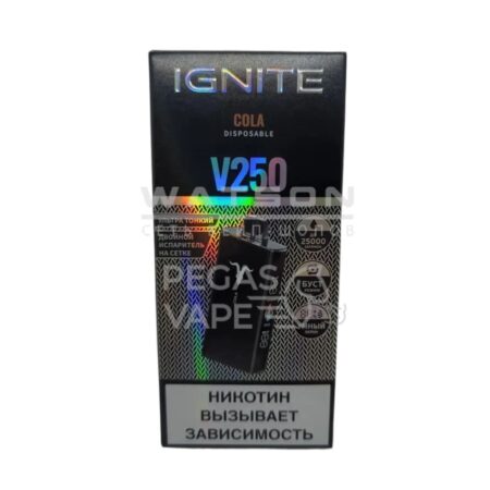 Электронная сигарета IGNITE V-250 BLACK (Кола)