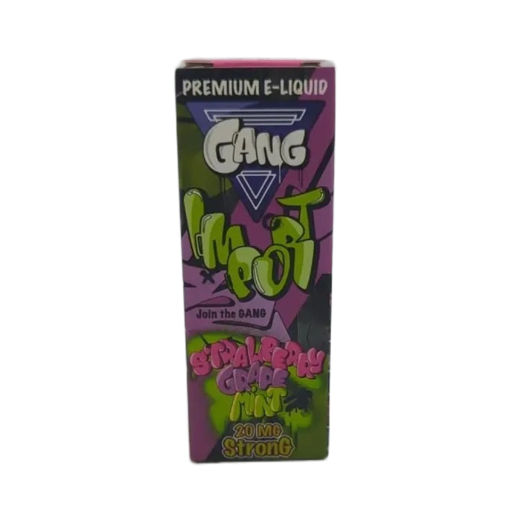 Жидкость Gang IMPORT Strong (Клубника виноград мята) 30 мл 2% (20 мг/мл) Strong Жидкость Gang IMPORT Strong (Клубника виноград мята) 30 мл 2% (20 мг/мл) Strong