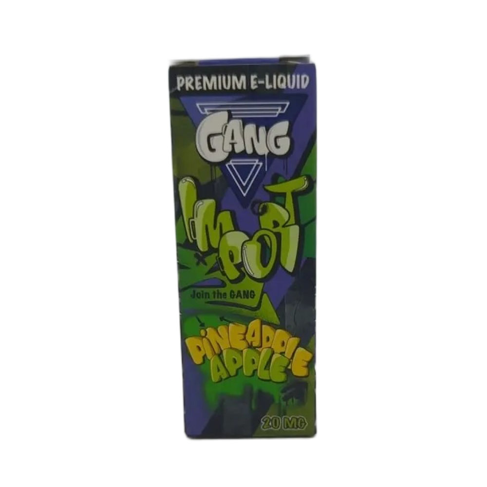 Жидкость Gang IMPORT (Ананас Яблоко) 30 мл 2% (20 мг/мл) Жидкость Gang IMPORT (Ананас Яблоко) 30 мл 2% (20 мг/мл)