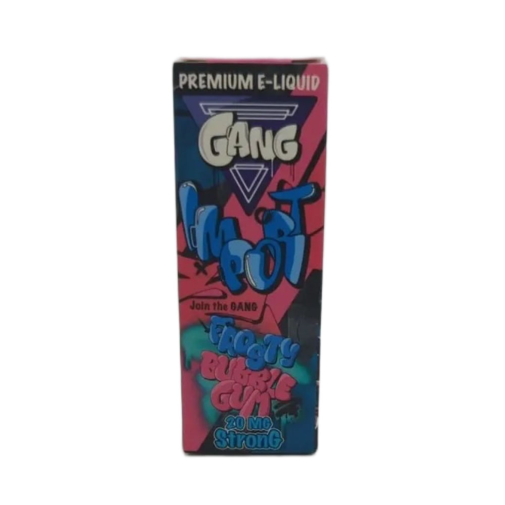 Жидкость Gang IMPORT Strong (Морозный бабл гам) 30 мл 2% (20 мг/мл) Strong Жидкость Gang IMPORT Strong (Морозный бабл гам) 30 мл 2% (20 мг/мл) Strong