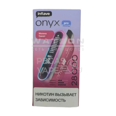 Электронная сигарета INFLAVE ONYX PRO 28000 (Малина гранат)