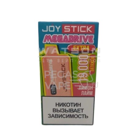 Электронная сигарета JOYSTICK Mega Drive Extra 19000 (Лимон лайм)