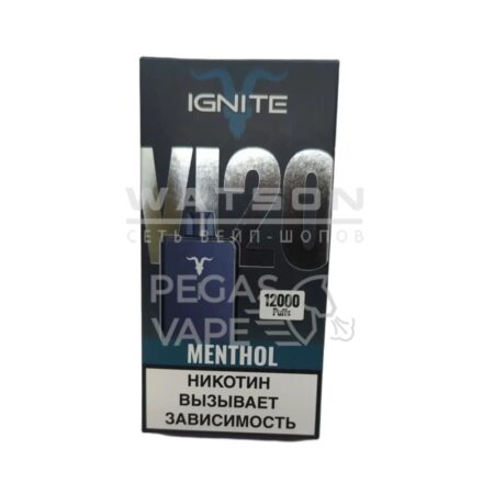 Электронная сигарета IGNITE V120 Black (Ментол)