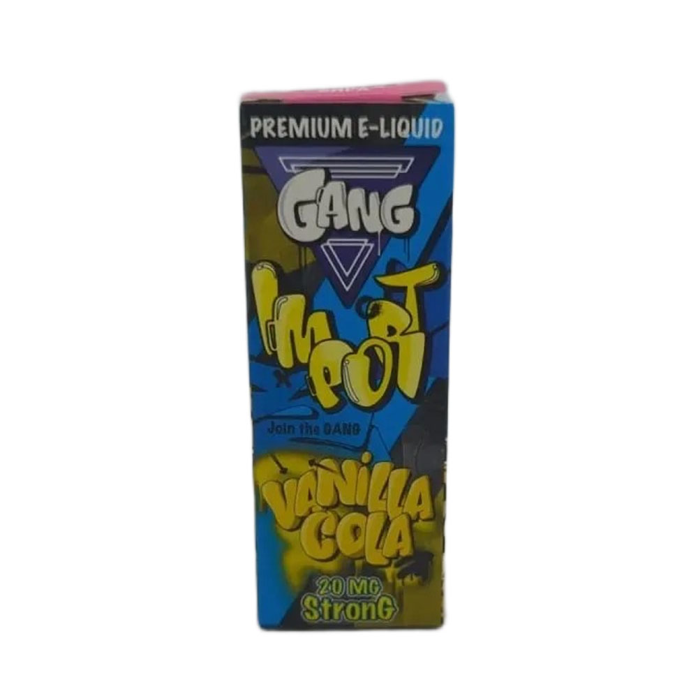 Жидкость Gang IMPORT Strong (Ванильная кола) 30 мл 2% (20 мг/мл) Strong Жидкость Gang IMPORT Strong (Ванильная кола) 30 мл 2% (20 мг/мл) Strong