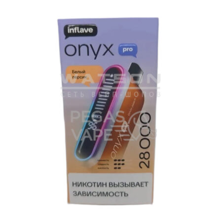 Электронная сигарета INFLAVE ONYX PRO 28000 (Белый персик)