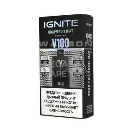 Электронная сигарета IGNITE V-100 (10000) (Мятный грейпфрут)