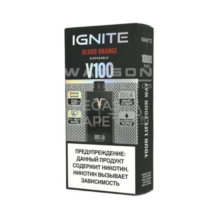 Электронная сигарета IGNITE V-100 (10000) (Красный апельсин)