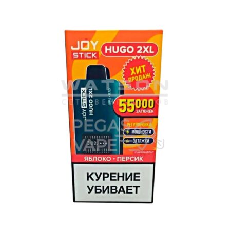 Электронная сигарета JOYSTICK HUGO 2XL 55000 (Яблоко с персиком)