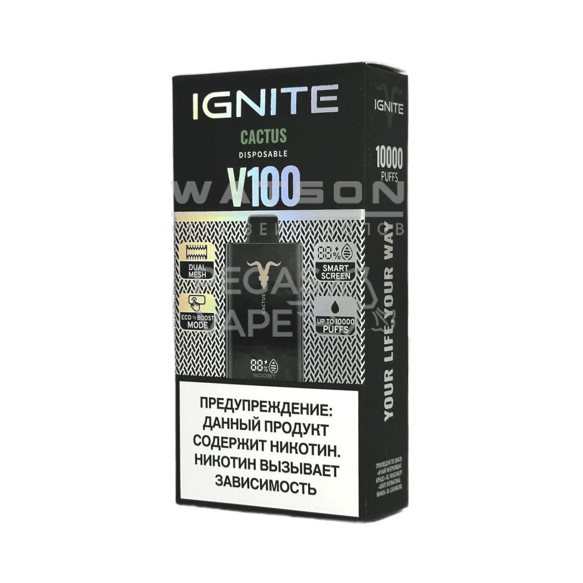 Электронная сигарета IGNITE V-100 (10000) (Кактус) Электронная сигарета IGNITE V-100 (10000) (Кактус)