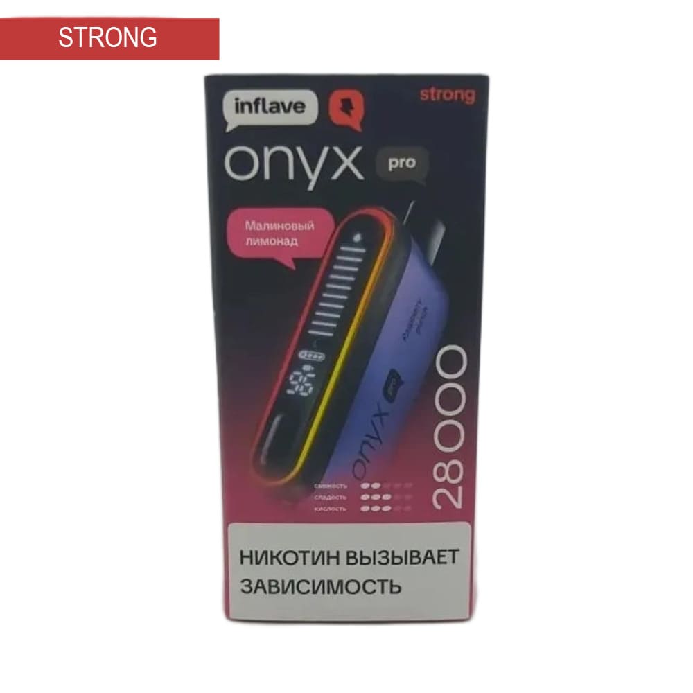 Электронная сигарета INFLAVE ONYX PRO STRONG 28000 (Манговый лимонад) Электронная сигарета INFLAVE ONYX PRO STRONG 28000 (Манговый лимонад)