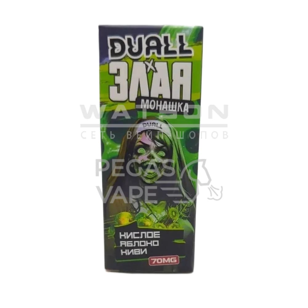 Жидкость DUALL & Злая Монашка Hard — Кислое яблоко киви Жидкость DUALL & Злая Монашка Hard — Кислое яблоко киви