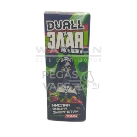 Жидкость DUALL & Злая Монашка Hard — Кислый энергетик вишня